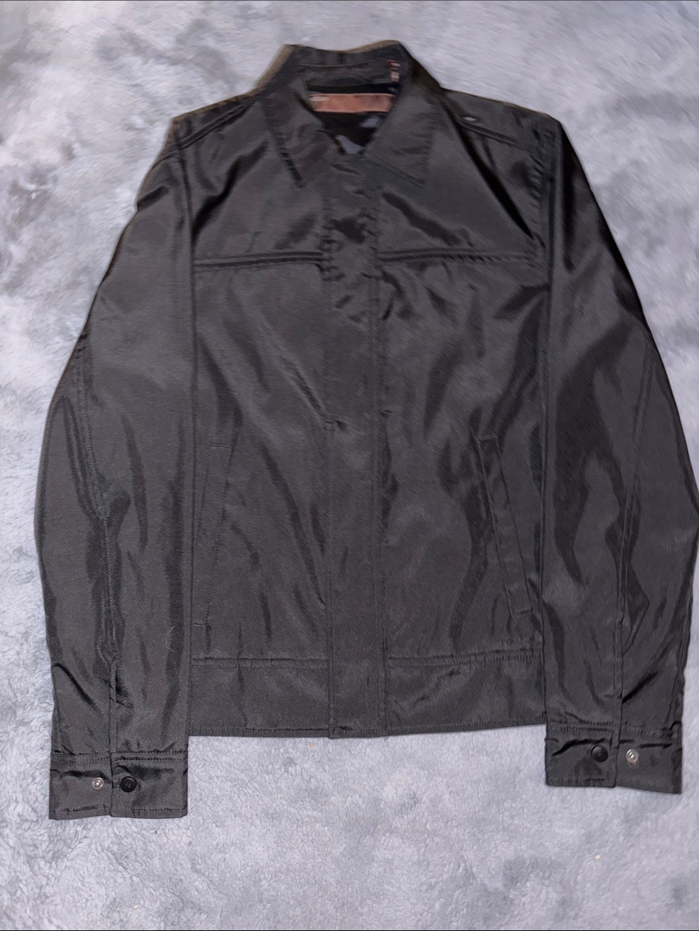 Perry Ellis Black Bomber Jacket